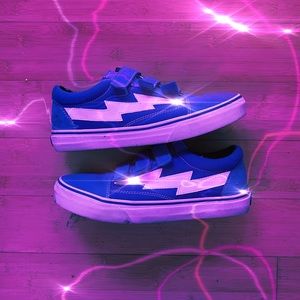 Vans x Revenge Blue Lightning shoes